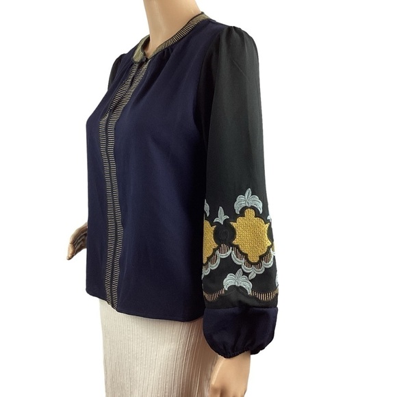 Anthropologie Vanessa Virginia Lucania Blouse Size S - Picture 2 of 5